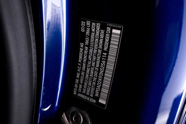 Used 2022 Gentian Blue Metallic Porsche Turbo S image 69