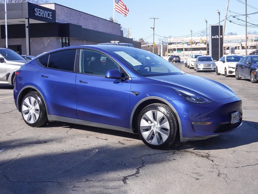 Used 2023 Tesla Model Y Long Range with VIN 7SAYGDEE3PF671283 for sale in Riverdale, NJ