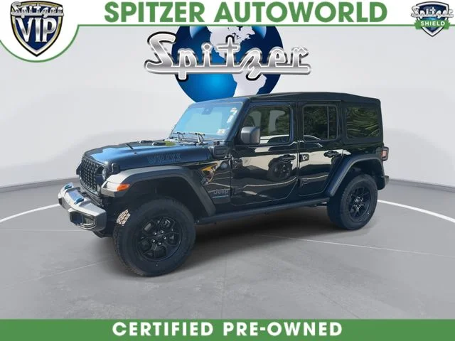 Used 2024 Black Jeep Willys 4xe image 7