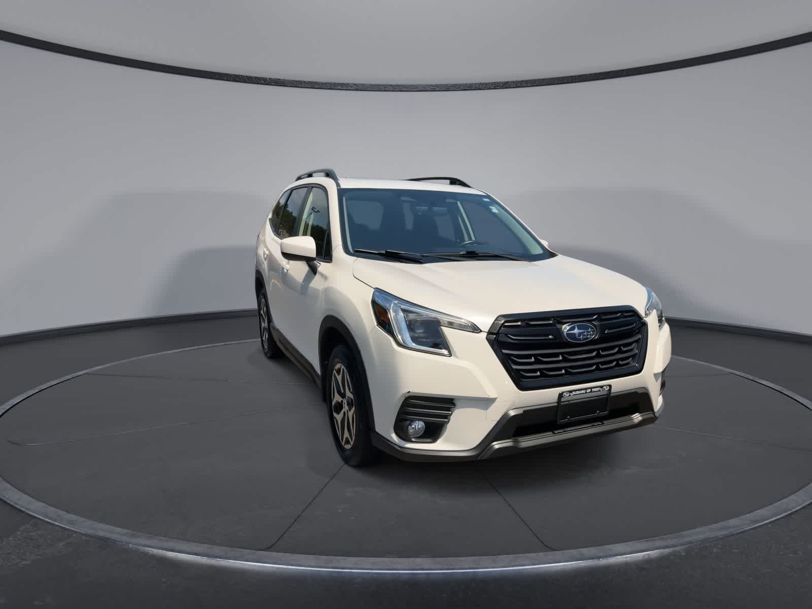 Certified Used 2023 Crystal White Pearl Subaru Premium image 2
