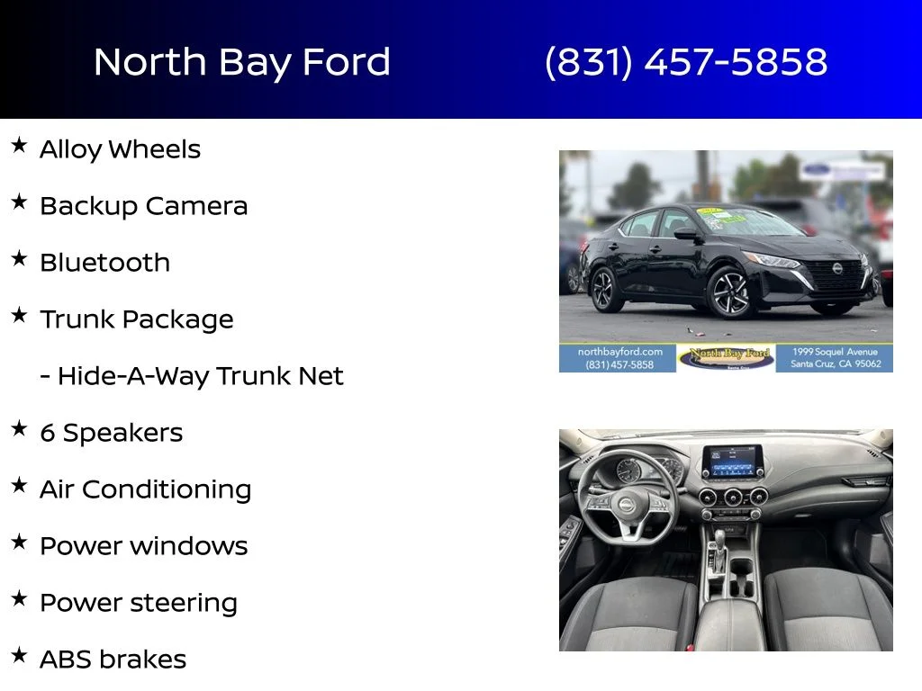 Certified Used 2024 Black Nissan SV image 4