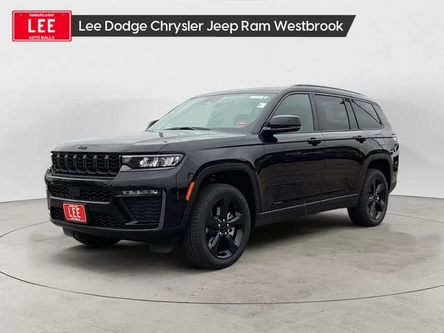 New 2026 Diamond Black Crystal Pearlcoat Jeep L LIMITED 4X4 image 1