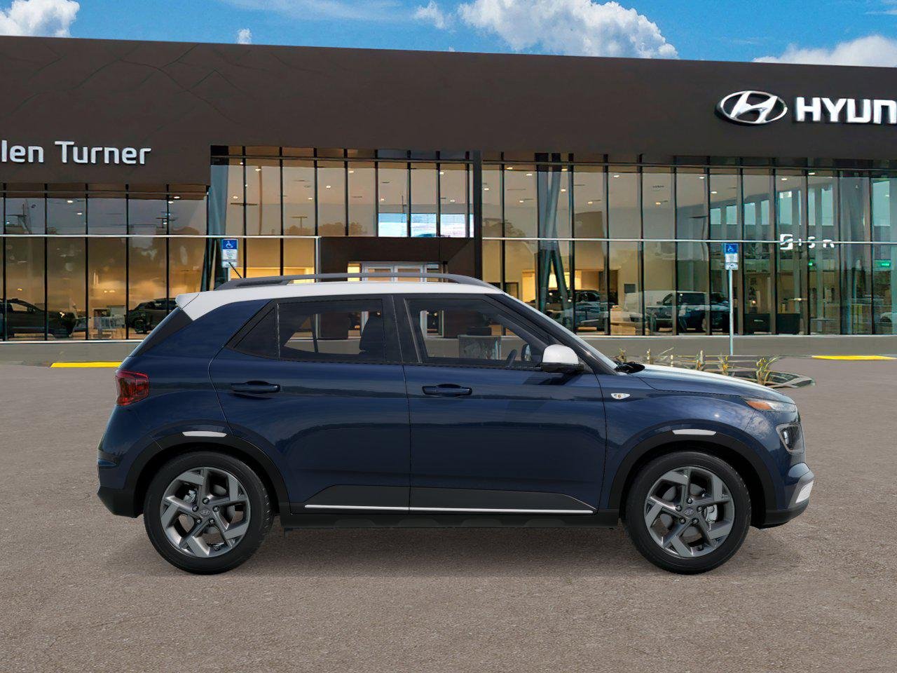 New 2026 Denim w/White Roof Hyundai SEL w/Two-Tone Roof image 7