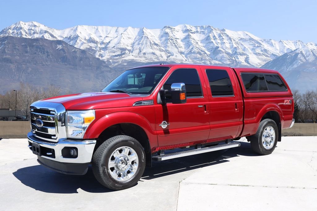 Used 2015 Ruby Red Metallic Ford Lariat image 2