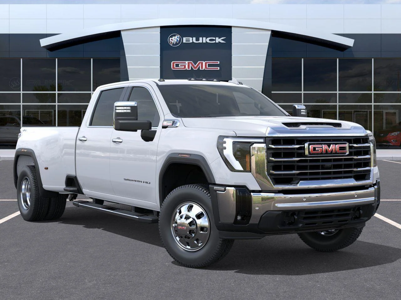 New 2026 Summit White GMC SLT DRW image 7