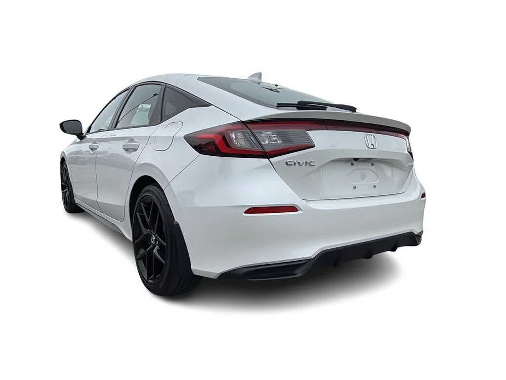 Used 2025 Platinum White Pearl Honda Sport CVT Hatchback Certified Pre-Owned   Clean Ti image 10