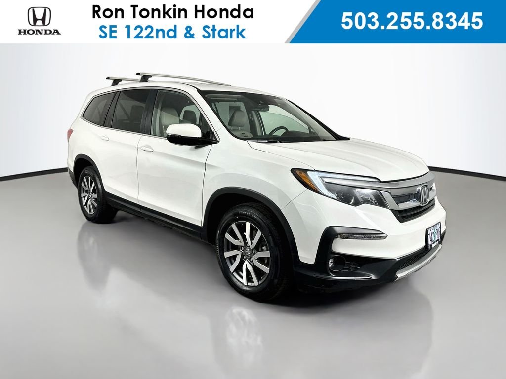 Used 2020 Platinum White Pearl Honda EX-L image 1