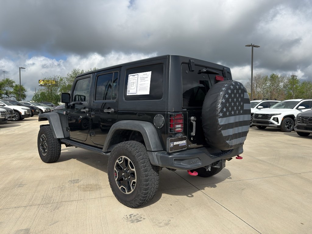 Used 2015 Black Clearcoat Jeep Rubicon Hard Rock image 7