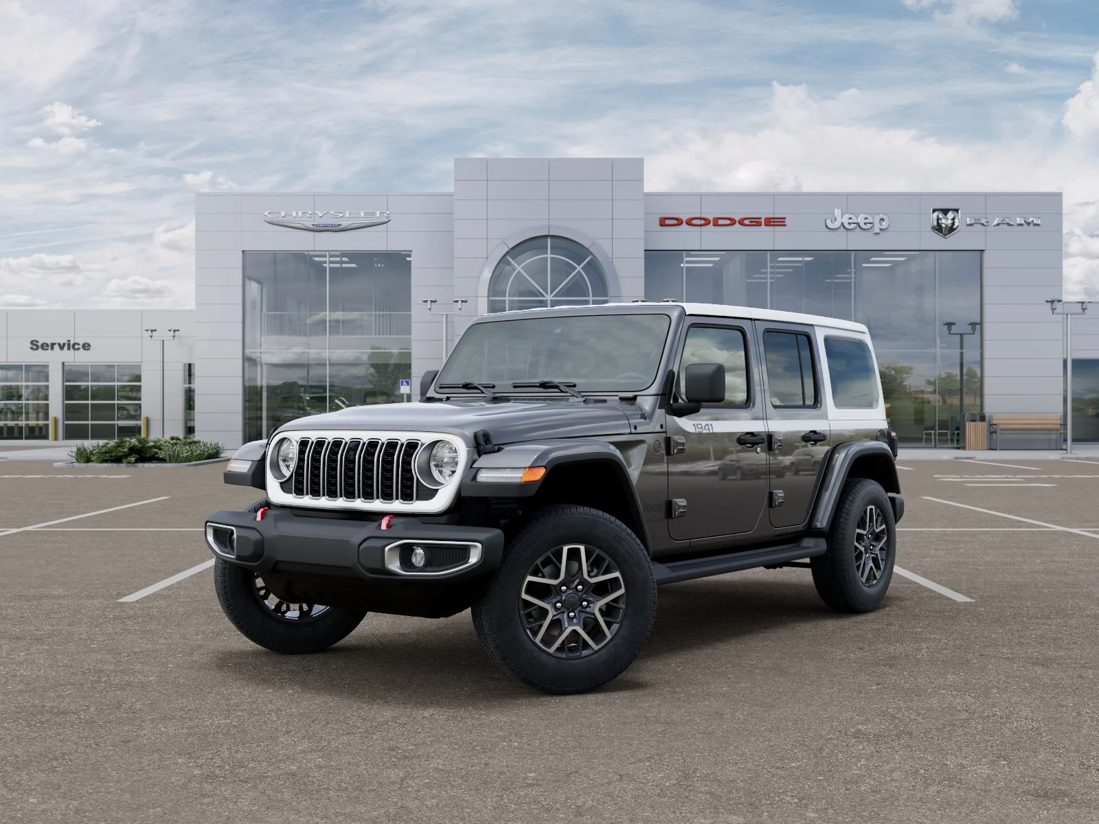 New 2026 Granite Crystal Metallic Clear-Coat Exterior Paint Jeep Sahara image 28