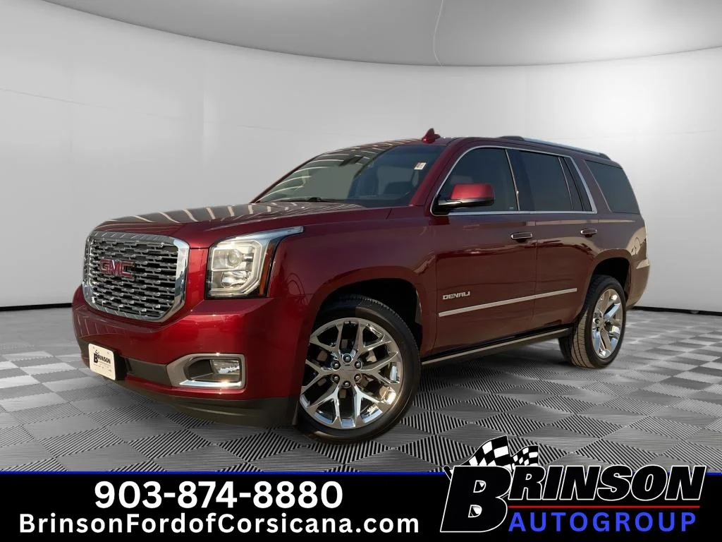 Used 2018 Crimson Red Tintcoat GMC Denali image 1