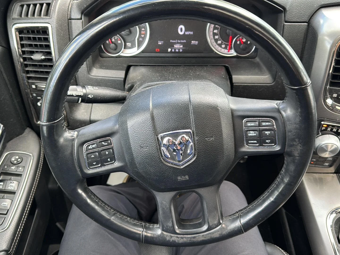 Used 2018 Brilliant Black Crystal Pearlcoat Ram Night image 17