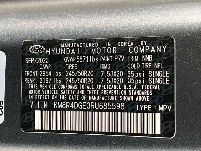 Used 2024 Gray Hyundai SEL image 31
