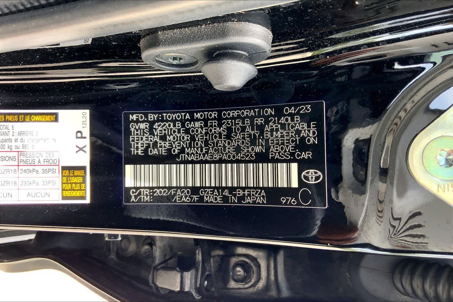 Used 2023 Black Toyota Core image 36