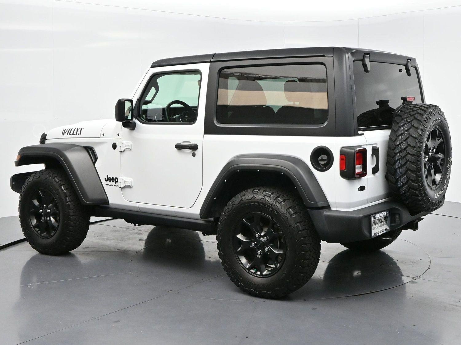 Used 2022 Bright White Clearcoat Jeep Willys image 5