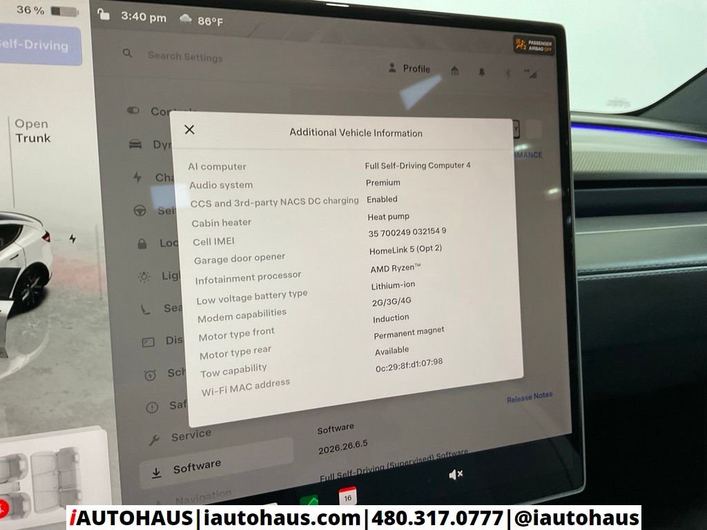 Used 2026 White Tesla Performance image 39