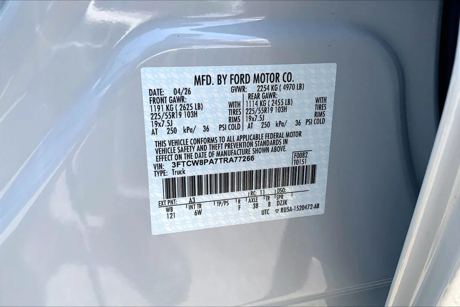 New 2026 Space White Metallic Ford Lobo™ image 12