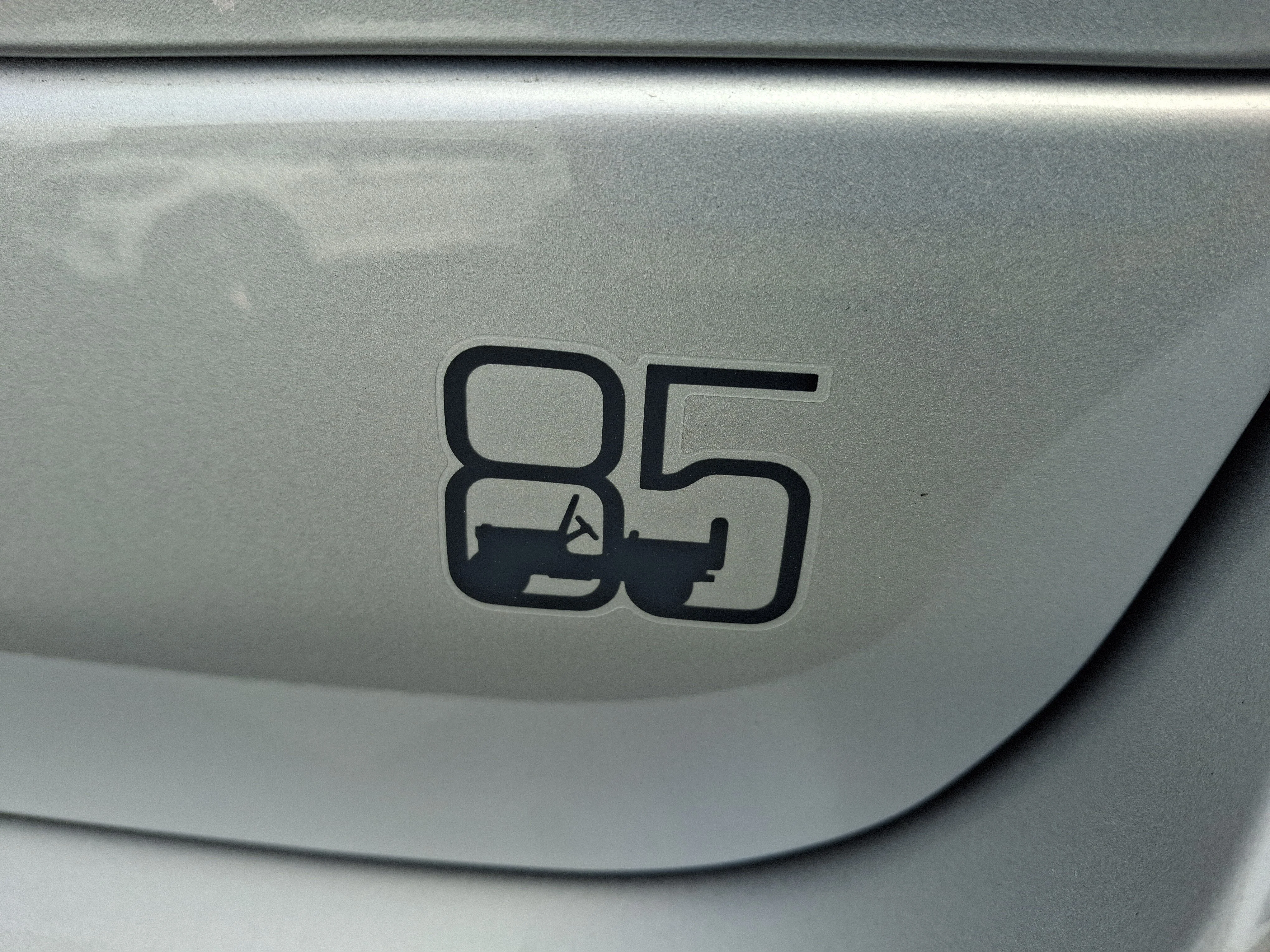 New 2026 Silver Zynith Exterior Paint Jeep 85th Anniversary Edition image 9