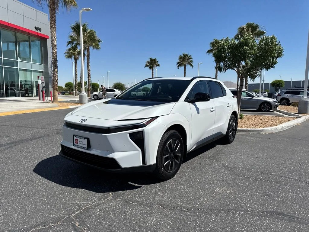 Certified 2026 Toyota bZ XLE with VIN JTMBCAEB2TA002542 for sale in Victorville, CA