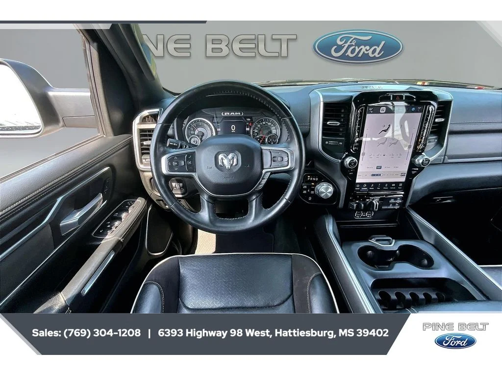 Used 2023 Ivory White Tri-Coat Pearlcoat Ram Laramie image 5