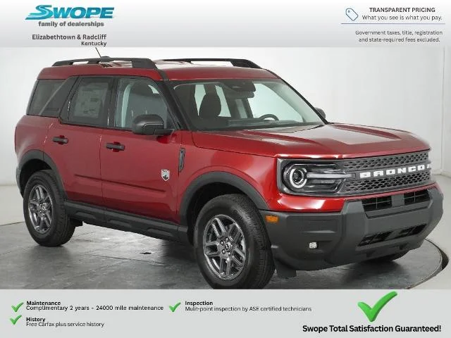 New 2025 Ruby Red Metallic Tinted Clearcoat Ford Big Bend® image 37