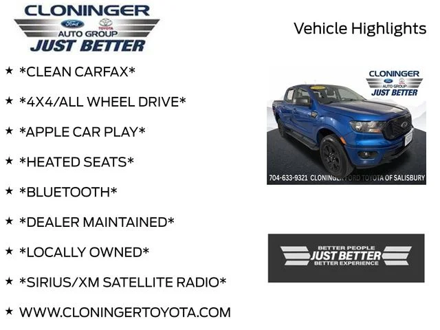Used 2020 Blue Ford XLT image 3