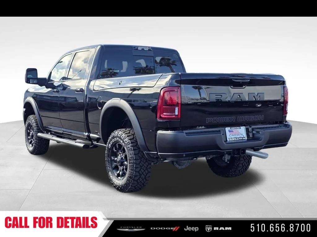 New 2026 Diamond Black Crystal Pearl-Coat Exterior Paint RAM Power Wagon image 7