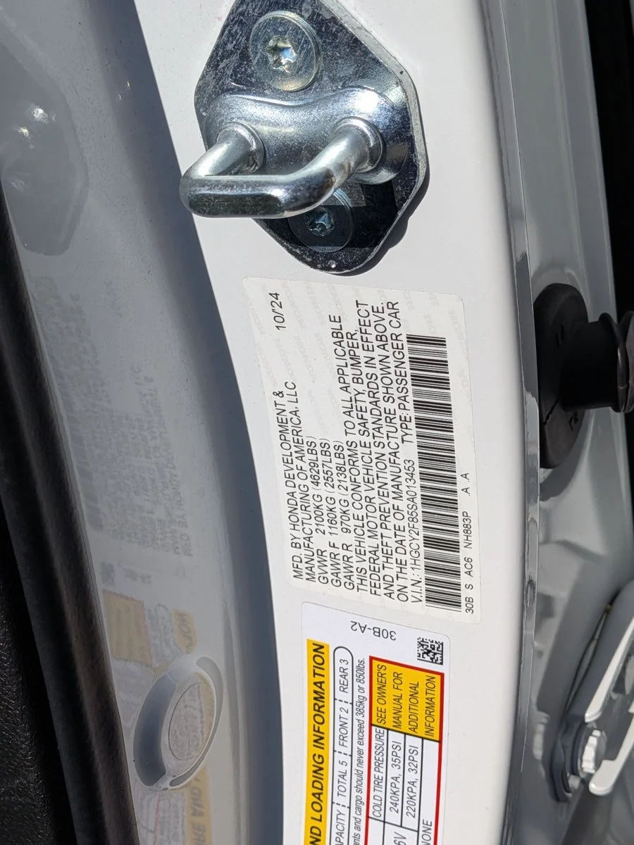 Used 2025 White Honda Touring image 25