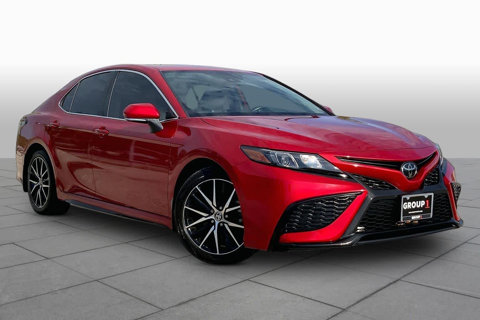 Used 2023 Supersonic Red Toyota SE image 3