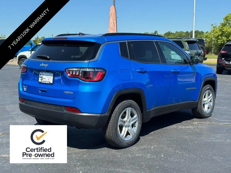 Certified Used 2023 Blue Jeep Latitude image 3