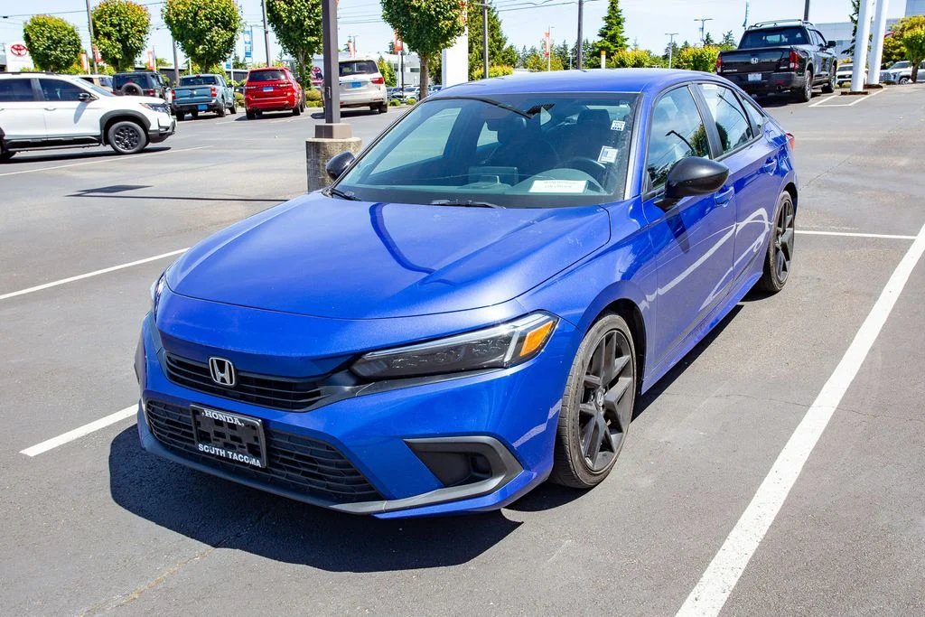 Certified Used 2023 Aegean Blue Metallic Honda 2.0L Sport image 3