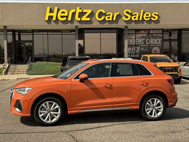 Used 2023 Orange Audi Premium image 1