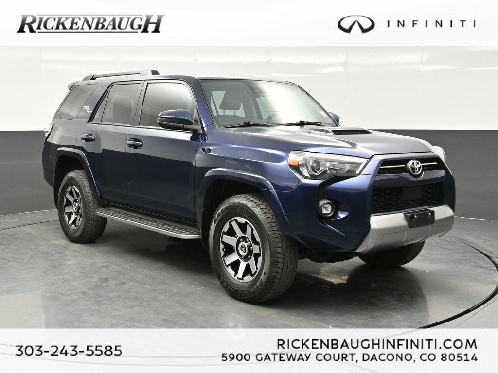 Used 2023 Blue Toyota TRD Off-Road image 1