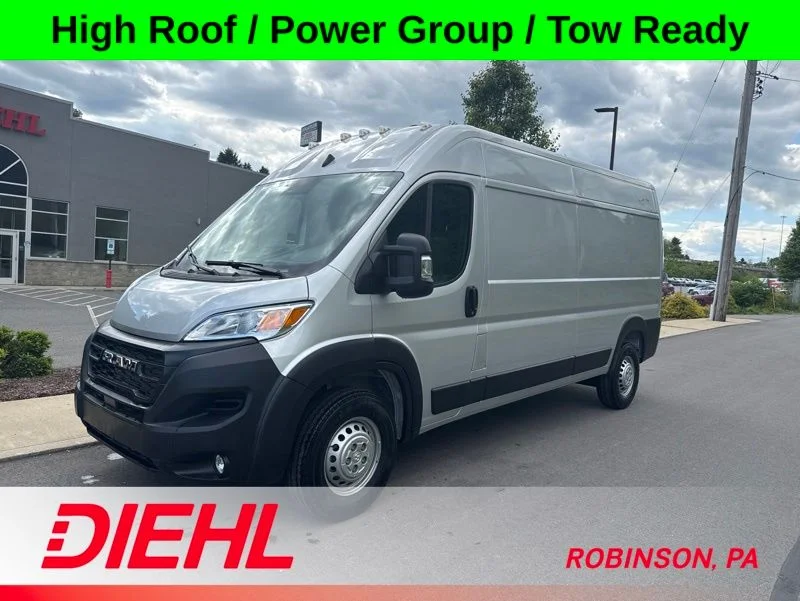 New 2026 Bright Silver Metallic Clear-Coat Exterior Paint RAM High Roof image 3