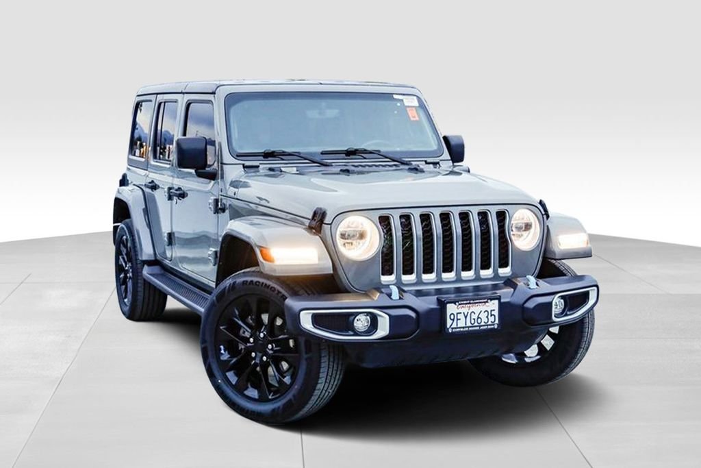 Used 2023 Jeep Wrangler 4xe Sahara 4XE with VIN 1C4JJXP65PW609449 for sale in Claremont, CA