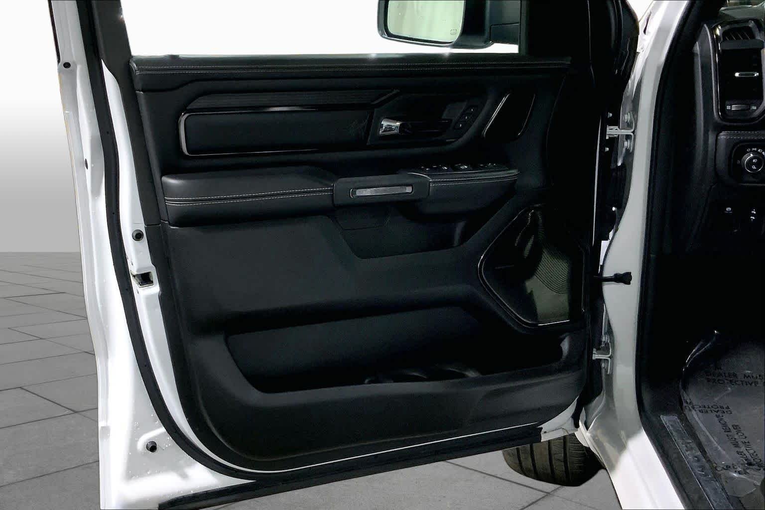 Used 2023 Ivory White Tri-Coat Pearlcoat Ram Limited image 42