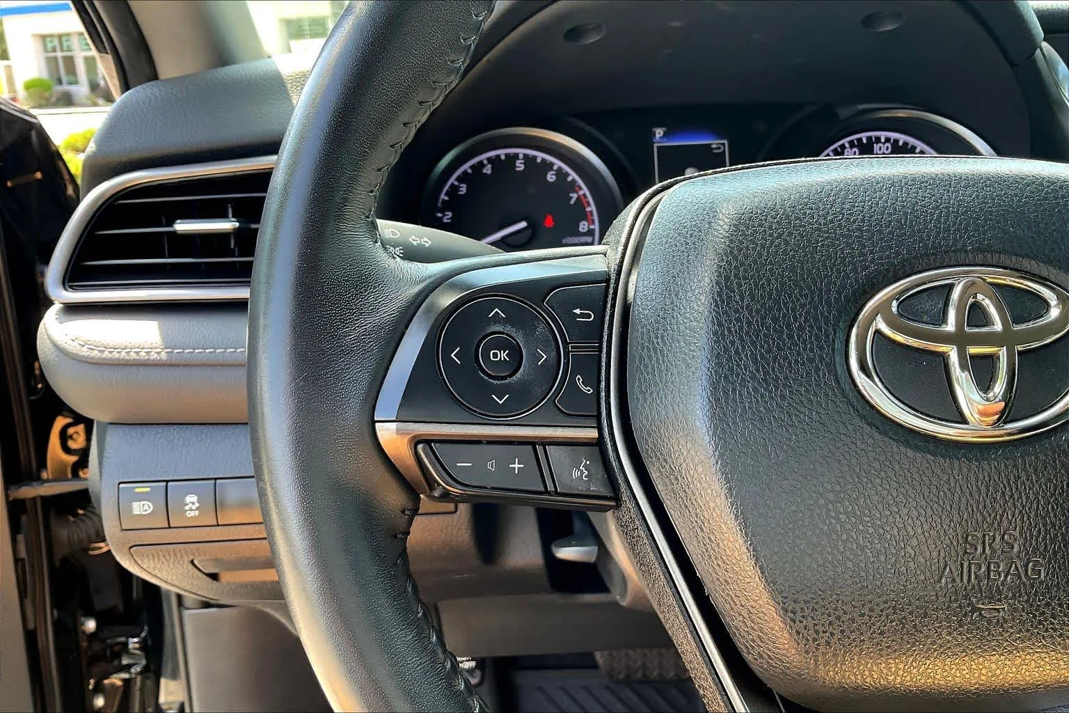 Used 2024 Midnight Black Metallic Toyota SE Nightshade image 23