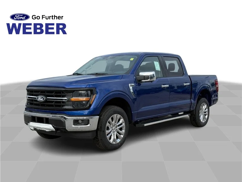 New 2026 Argon Blue Metallic Ford XLT 4WD SuperCrew 5.5