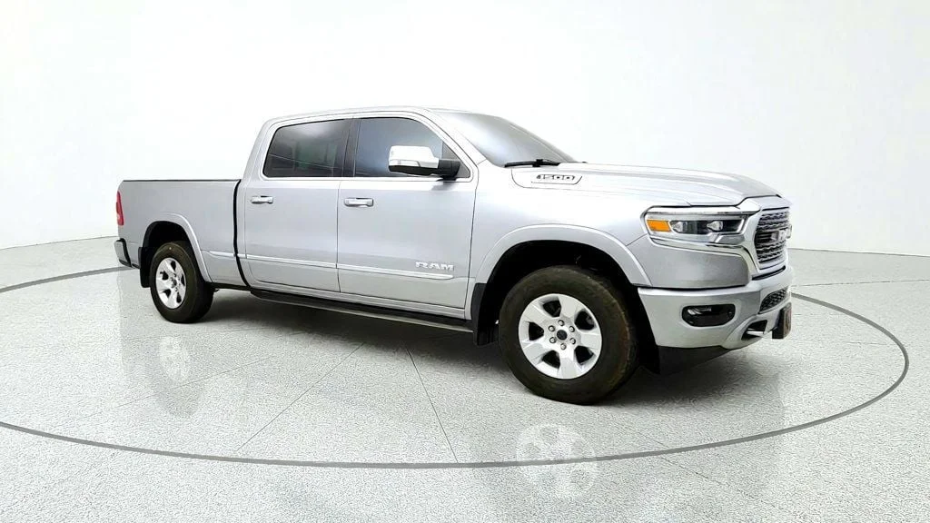 Used 2021 Billet Silver Metallic Clearcoat Ram Limited 4x4 Crew Cab 5