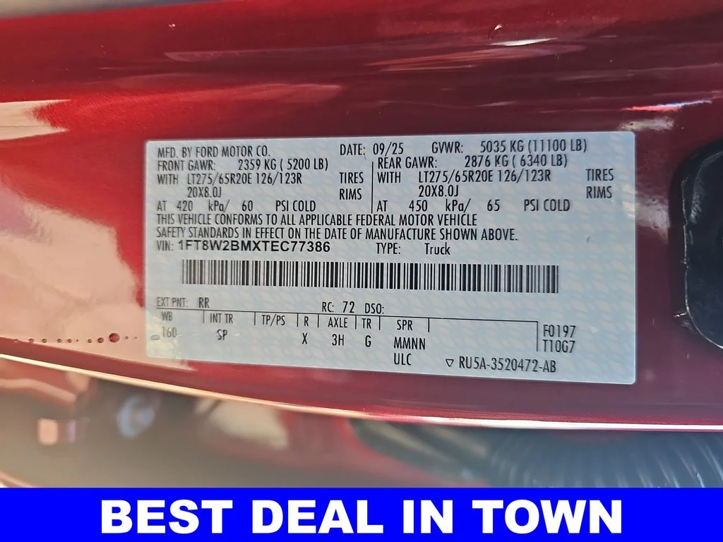 New 2026 Ruby Red Metallic Tinted Clearcoat Ford F-250® King Ranch® image 42