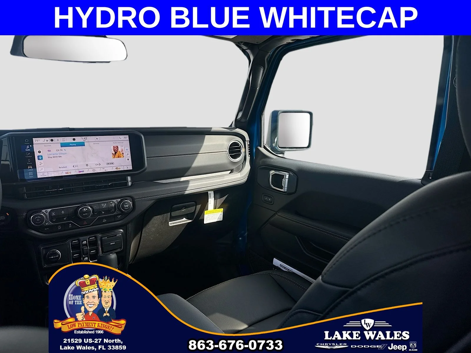 New 2026 Hydro Blue Pearl-Coat Exterior Paint Jeep  image 21