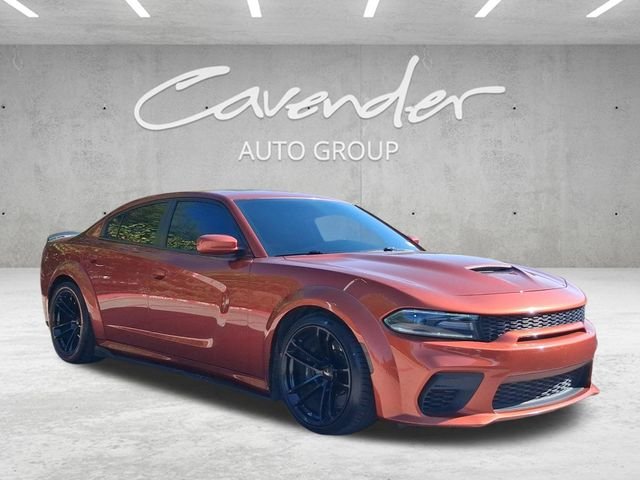 Used 2021 Orange Dodge R/T Scat Pack Widebody image 2