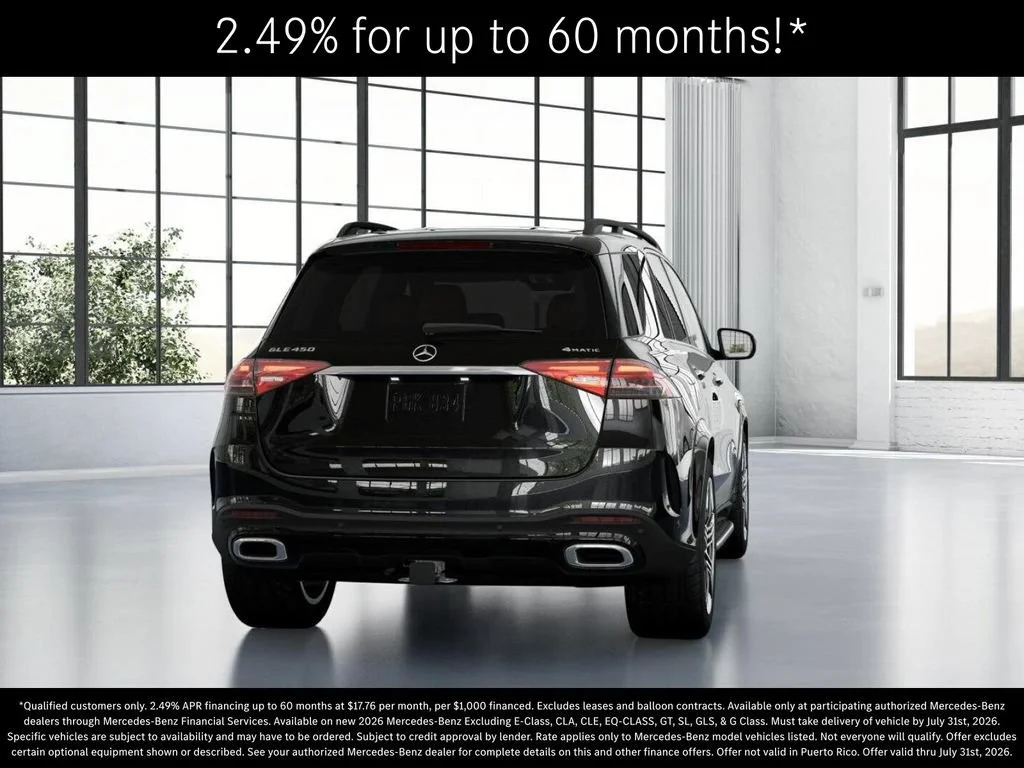 New 2026 Obsidian Black Metallic Mercedes-Benz GLE 450 image 66