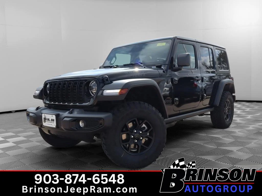 New 2026 Black Clearcoat Jeep Willys image 1
