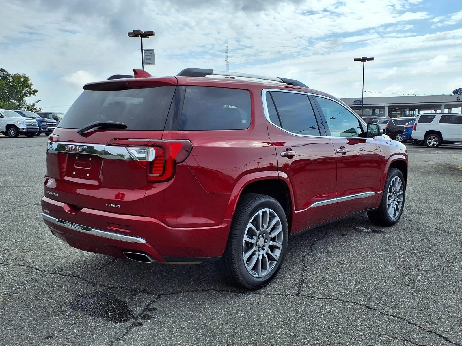 Used 2023 Volcanic Red Tintcoat GMC Denali image 2