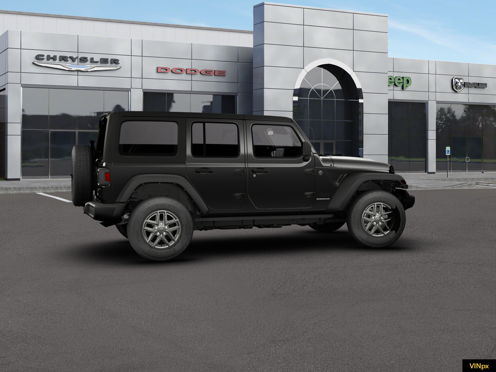 New 2026 Black Clear-Coat Exterior Paint Jeep Sport S image 27