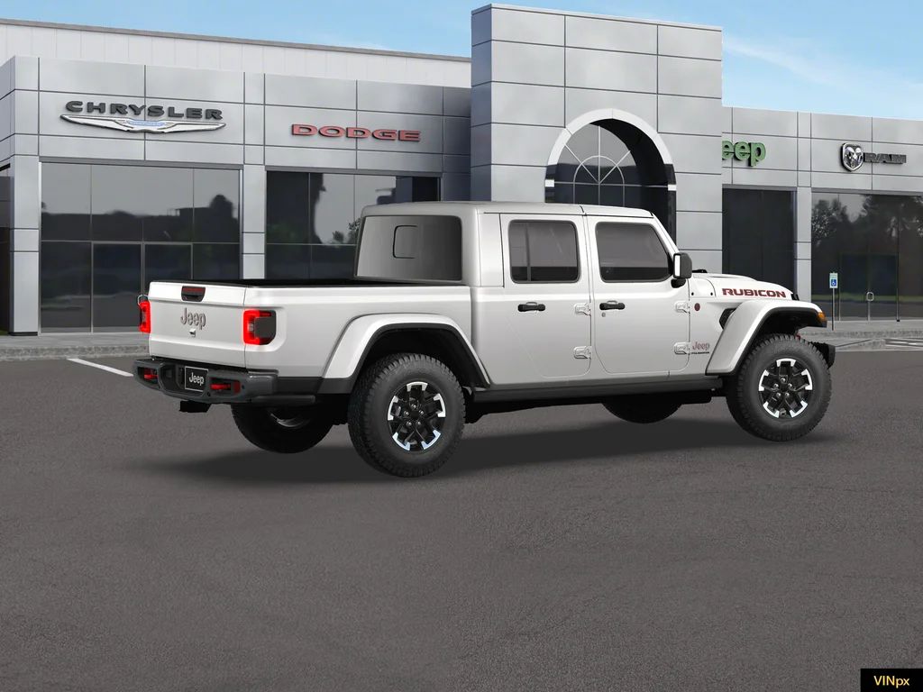 New 2026 Bright White Clear-Coat Exterior Paint Jeep Rubicon X image 7