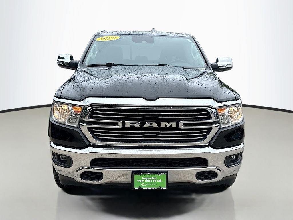 Used 2022 Diamond Black Crystal Pearlcoat Ram Laramie image 2