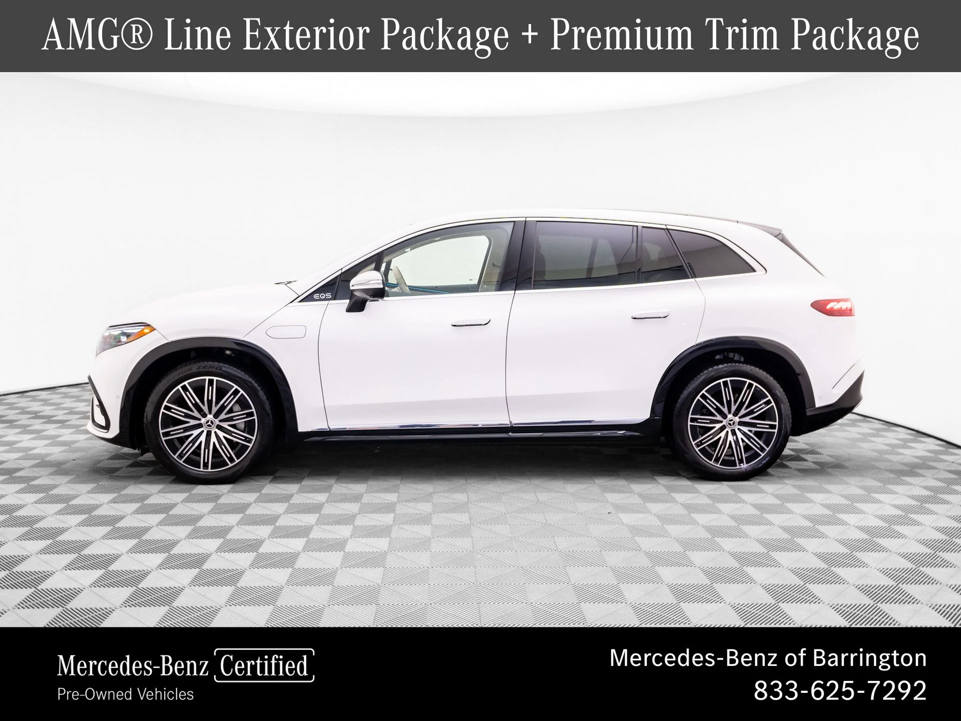 Certified 2023 Mercedes-Benz EQS SUV Base with VIN 4JGDM2EB4PA006623 for sale in Barrington, IL