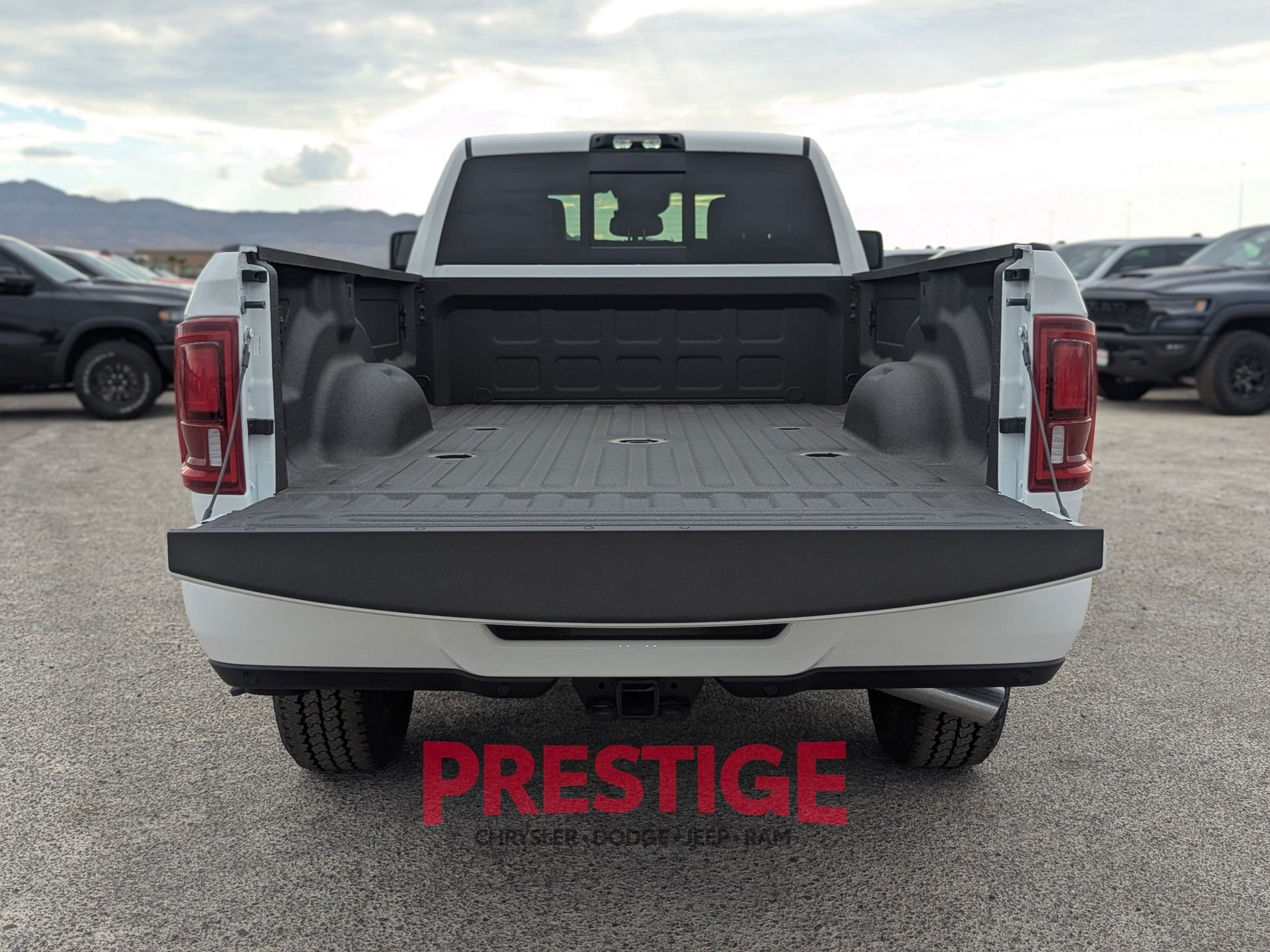 New 2026 Bright White Clear-Coat Exterior Paint RAM Laramie image 7