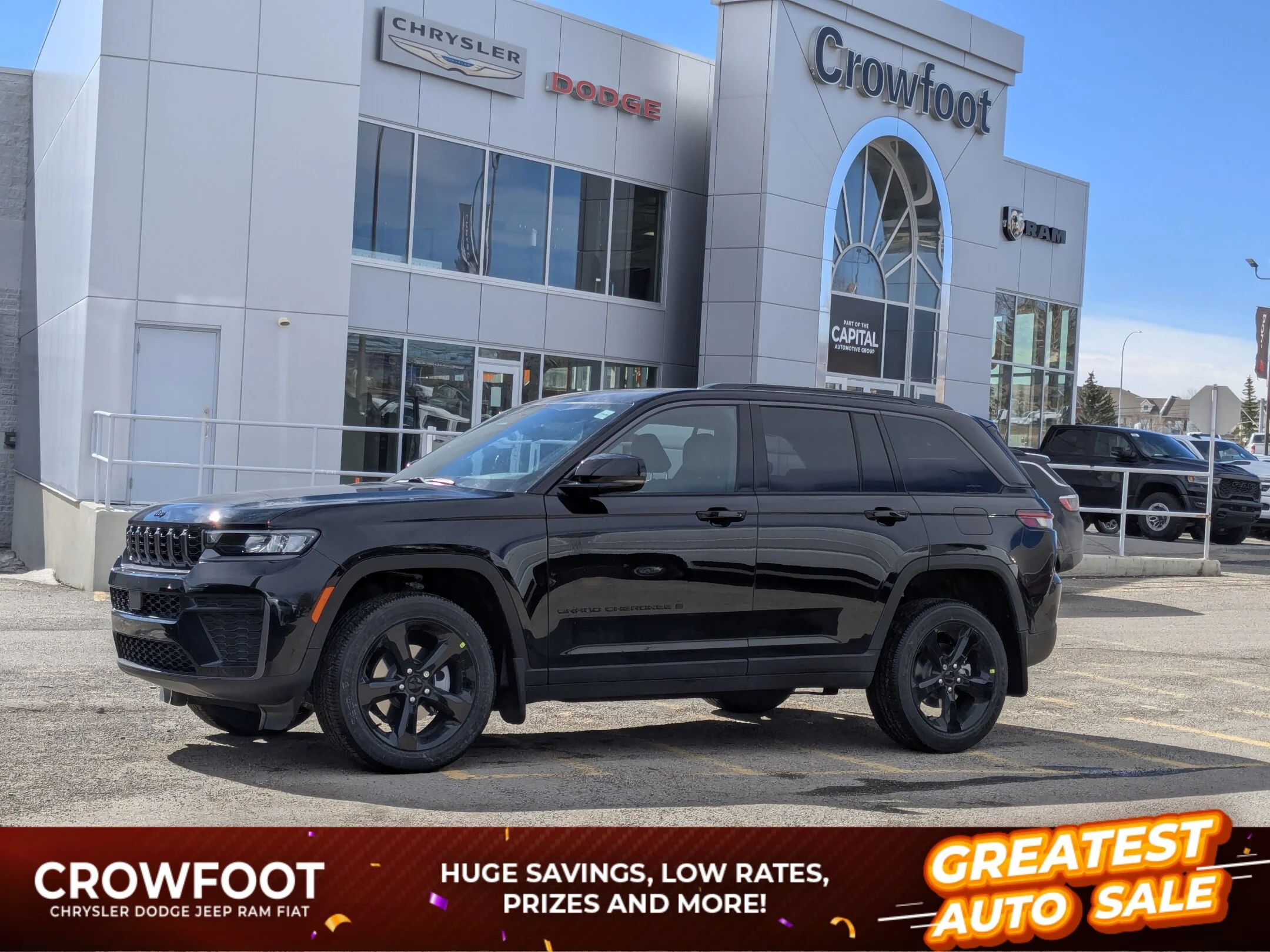 New 2026 Black Jeep Altitude - - Power Sunroof - 20 Gloss Black Wheels - Capri Leatherette/Suede - Remote Start & More! image 1